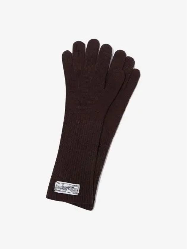 Finger hole label point long glove KD3KGF6102FBRN - KEDS - BALAAN 1