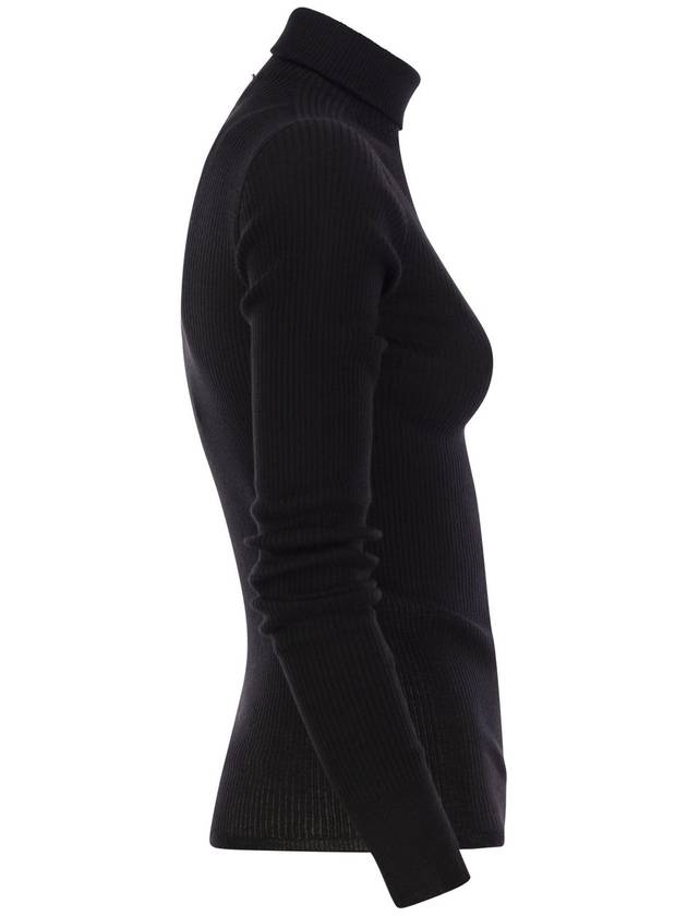 FLAVIA - Turtleneck sweater in virgin wool - MAX MARA SPORTMAX - BALAAN 3