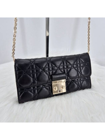 Miss Cannage Mini Chain Cross Bag Black - DIOR - BALAAN 2