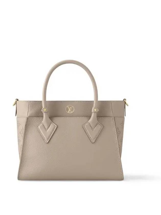 On My Side PM Tote Bag Grey - LOUIS VUITTON - BALAAN 4