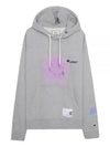 Graphic Print Hoodie Grey - MIHARA YASUHIRO - BALAAN 2