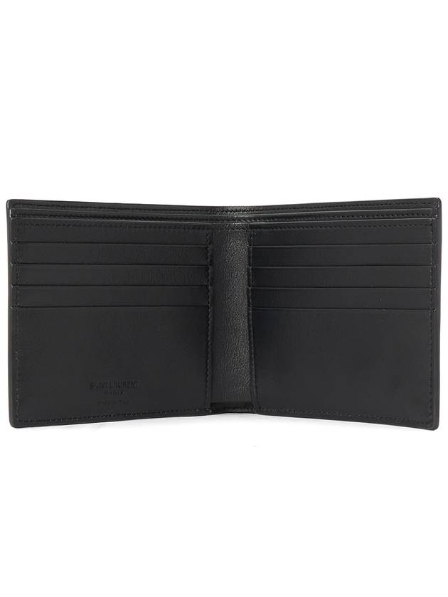 East West Half Wallet Black - SAINT LAURENT - BALAAN 5