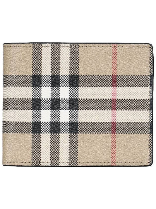 Vintage Check Slim Half Wallet Beige - BURBERRY - BALAAN 2