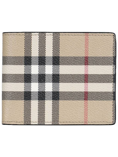 Vintage Check Slim Half Wallet Beige - BURBERRY - BALAAN 2