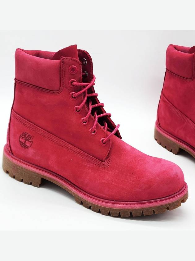 Men s 50th Anniversary Edition 6 inch Premium Waterproof Walker Combat Boots Pink - TIMBERLAND - BALAAN 5