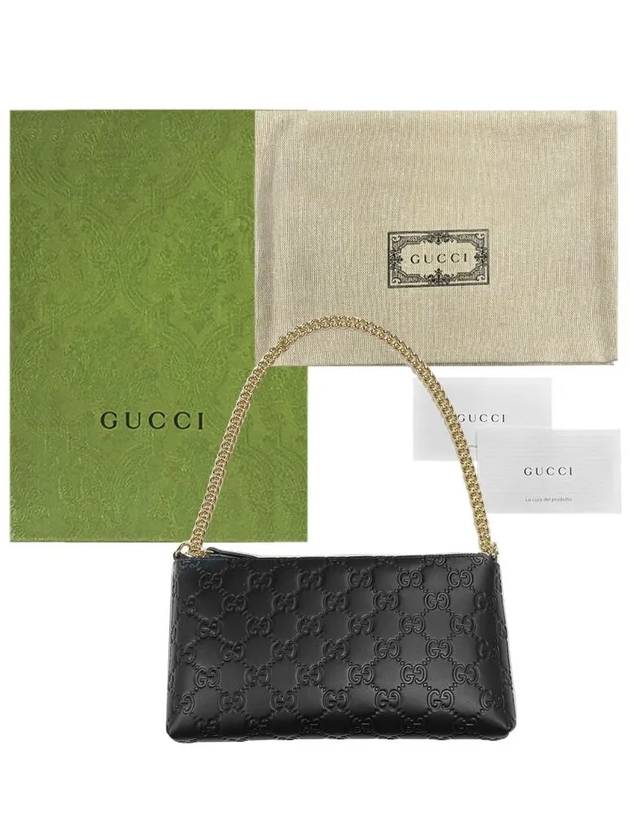 Microshima Mini Chain Shoulder Bag Black - GUCCI - BALAAN 11