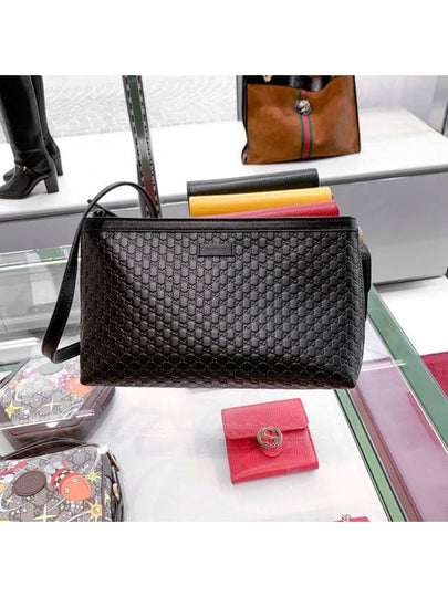 Women Leather Clutch Black - GUCCI - BALAAN 2