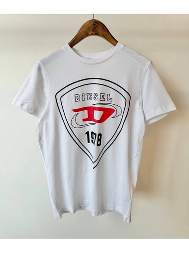 Kids T Shirt J02108 KYAWX K100 White 10Y - DIESEL - BALAAN 1