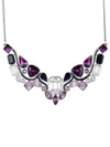 Impulse multicolored crystal rhodiumplated necklace - SWAROVSKI - BALAAN 1