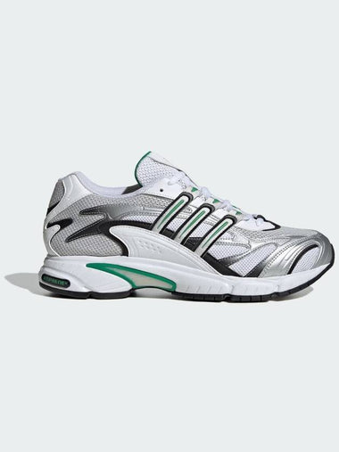 Temper Run 2.0 Low Top Sneakers Silver White - ADIDAS - BALAAN 1