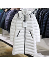 Moka Moka long padded down jacket white 1C51300 - MONCLER - BALAAN 1