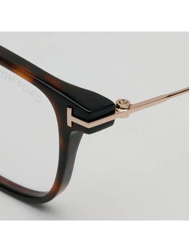 Blue light blocking glasses frame TF5862DB 052 square horn rim Asian fit - TOM FORD - BALAAN 4