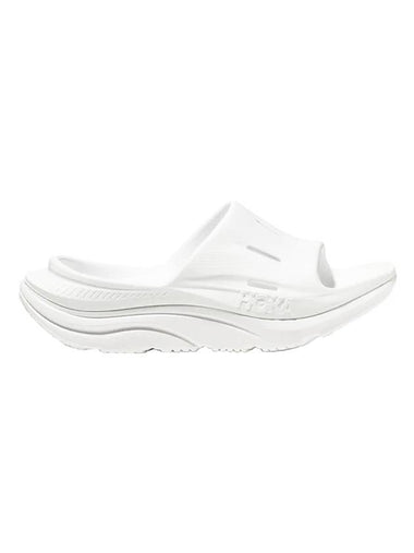 Ora Recovery Slide 3 Slippers White - HOKA ONE ONE - BALAAN 1