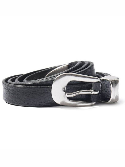 Men's 2cm Leather Belt Black - OUR LEGACY - BALAAN 2
