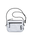 Women's Wide Shakoshu Cross Bag White - UNION 6 - BALAAN 1