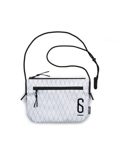 Women's Wide Shakoshu Cross Bag White - UNION 6 - BALAAN 1