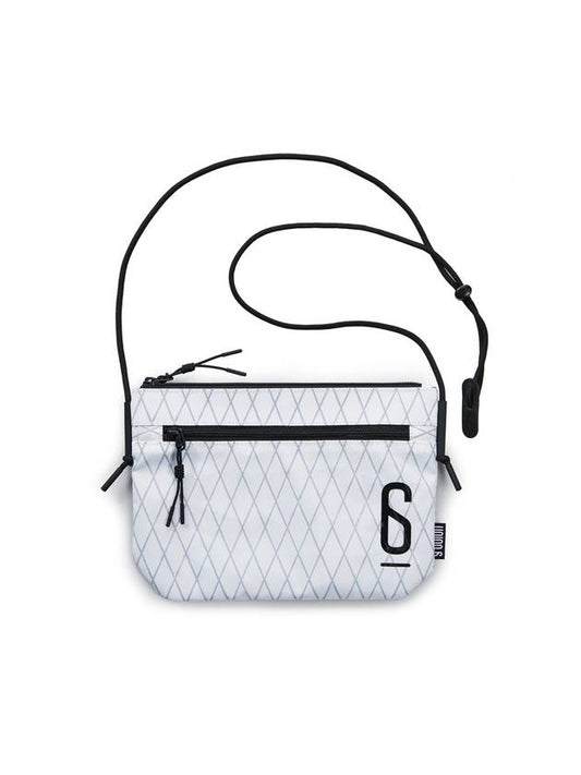 Women's Wide Shakoshu Cross Bag White - UNION 6 - BALAAN 1