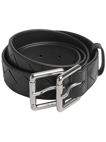 23 ss Intercciato Double Buckle Belt 730774 V2OT1 8803 B0110811659 - BOTTEGA VENETA - BALAAN 1