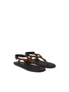 Cord Strap Leather Sandals Brown - MIU MIU - BALAAN 3