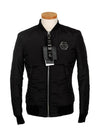 Takayama Bomber Jacket Black - PHILIPP PLEIN - BALAAN 4