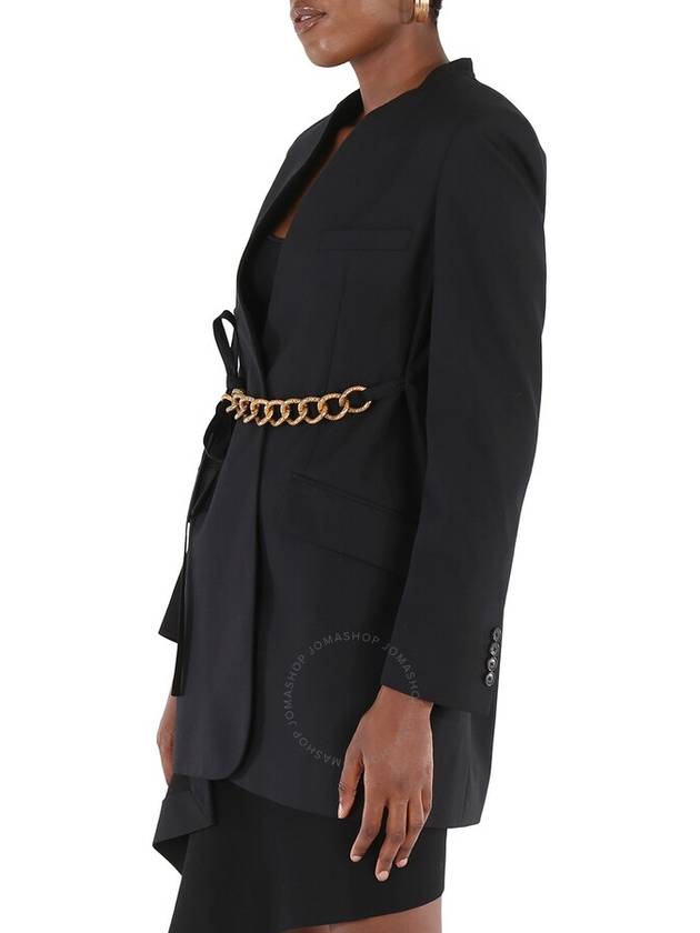 Givenchy Chain Detail Blazer Jacket In Black, Brand Size 40 (US Size 6) - GIVENCHY - BALAAN 3