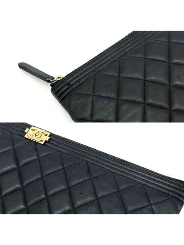 Lambskin Boy Clutch Large - CHANEL - BALAAN 7