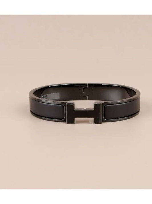 Clic HH So Bracelet Black - HERMES - BALAAN 2