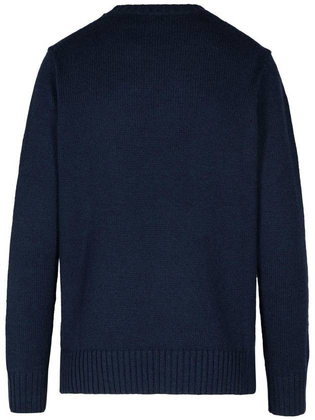 Bear Crew Neck Knit Top Navy - POLO RALPH LAUREN - BALAAN 4