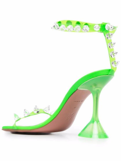 Amina Muaddi Sandals Green - AMINA MUADDI - BALAAN 2