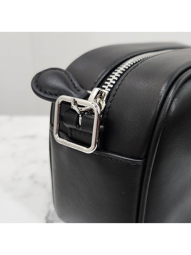 Reedition Camera Leather Cross Bag Black - COURREGES - BALAAN 9