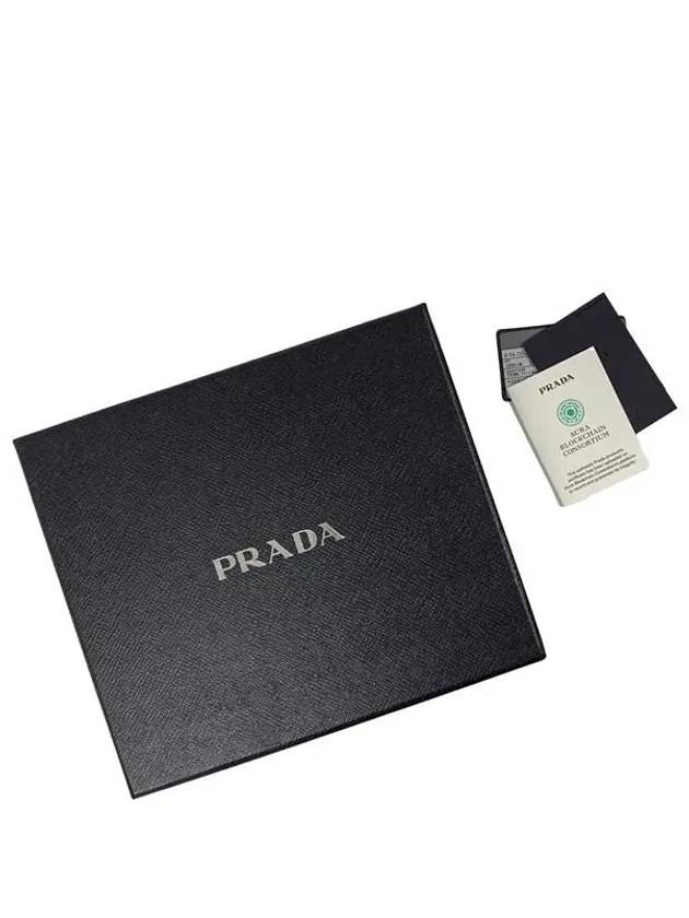 Re-Nylon Saffiano Leather Smartphone Case Cross Bag Green - PRADA - BALAAN 9