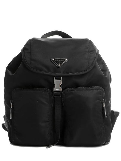 Nylon Triangle Logo Pocono Backpack Black - PRADA - BALAAN 2