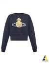 Logo Print Cotton Sweatshirt Grey - VIVIENNE WESTWOOD - BALAAN 2