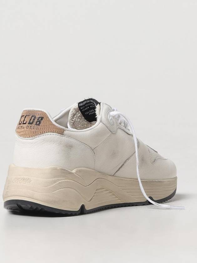 Running Sole Sports Low Top Sneakers Gold White - GOLDEN GOOSE - BALAAN 4