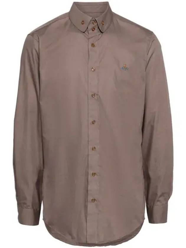 Logo embroidery shirt 24010005W009Q - VIVIENNE WESTWOOD - BALAAN 2