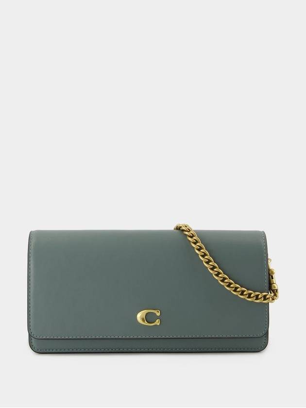 Essential Long Crossbody - Coach - Leather - Green - COACH - BALAAN 1