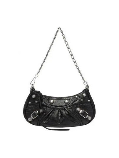 Le Cagole Chain Mini Shoulder Bag Black - BALENCIAGA - BALAAN 2