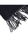 Y Project Men's Logo Patch Muffler SCARF16S25 BLACK GRAY - Y/PROJECT - BALAAN 7