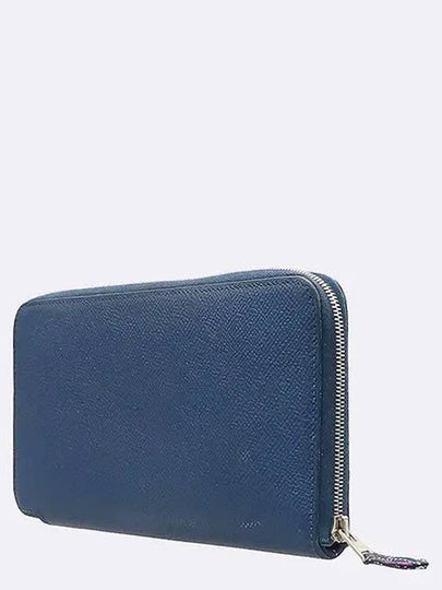 blue long wallet - HERMES - BALAAN 2