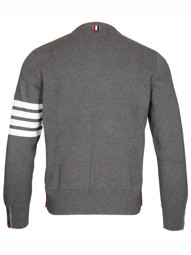 4 Bar Armband Milano Stitch Knit Top Mid Grey - THOM BROWNE - BALAAN 8