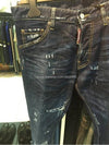 Men's Back Pocket Black Leather Patch This Cool Guy Jeans S74LB0013 - DSQUARED2 - BALAAN 4