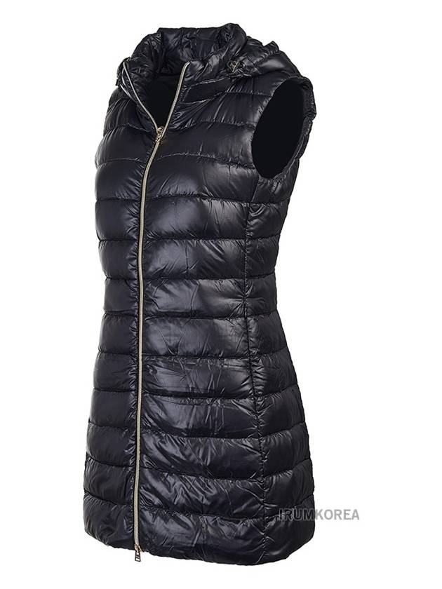 Serena Hooded Padding Vest Black - HERNO - BALAAN 3