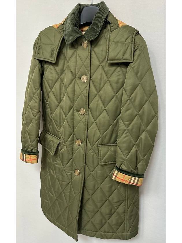 Dereham quilted long jacket 77 - BURBERRY - BALAAN 3