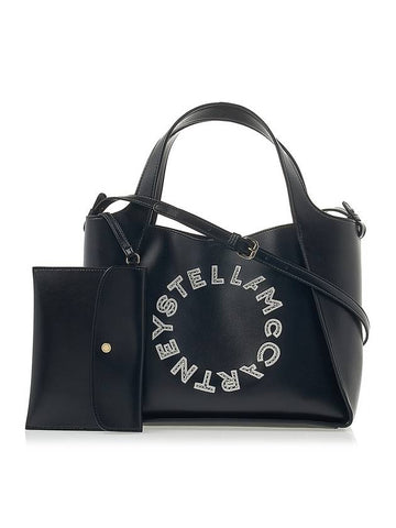 Logo Detail Tote Bag Black - STELLA MCCARTNEY - BALAAN 1