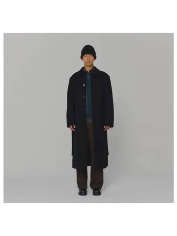 MENS SINGLE BREASTED LONG COAT 2COLORS - AMOMENTO - BALAAN 1