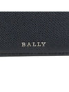 Color Block Card Wallet Black Red - BALLY - BALAAN.