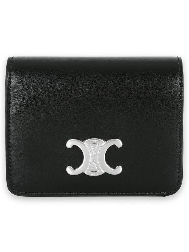 Leather Wallet WITH FRONTAL Triumph Logo 10K623DPV38DI B0651334775 - CELINE - BALAAN 2