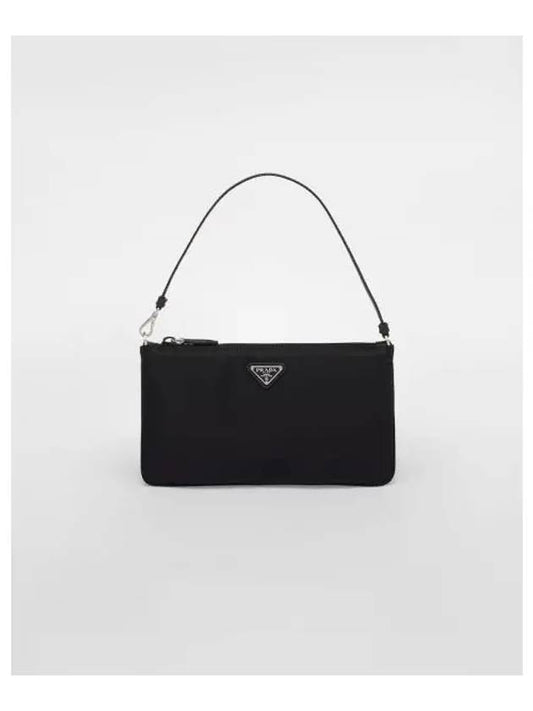 Re-Nylon Trim Mini Shoulder Bag Black - PRADA - BALAAN 2