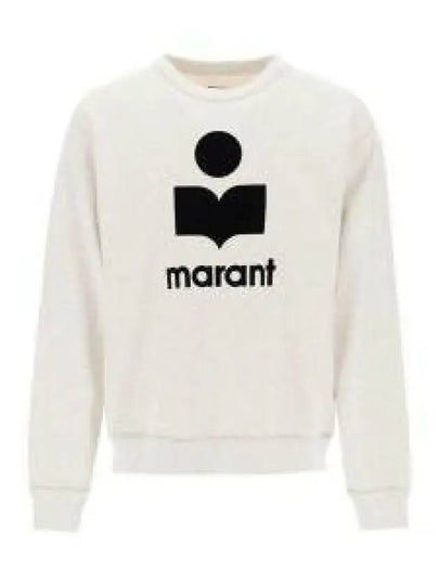 Mikoy Big Logo Cotton Sweatshirt Ecru - ISABEL MARANT - BALAAN 2