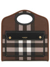 Mini Pocket Tote Bag Brown - BURBERRY - BALAAN 2